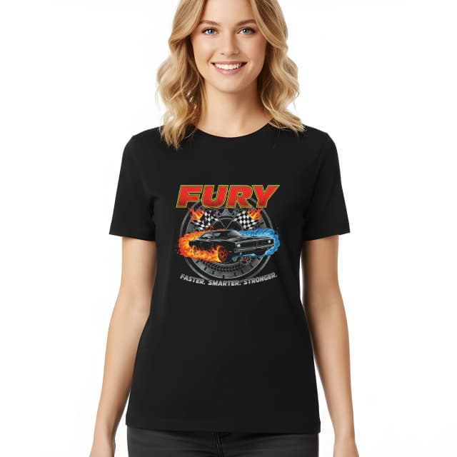 Női póló Fury Gyorsabb Okosabb Erősebb