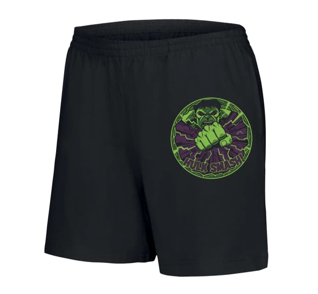 Női rövidnadrág Hulk Smash Energia és Erő Robbanása