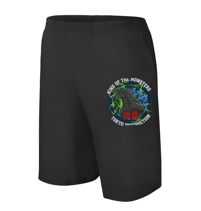 Férfi/gyermek rövidnadrág A szörnyek királya Godzilla Tokió pusztulása A szörnyek királya