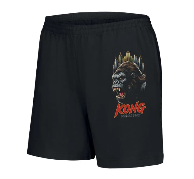 Női rövidnadrág Kong King Gorilla Ősi Harag a Városi Magaslatokon