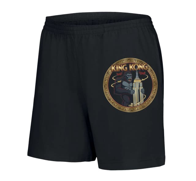 Női rövidnadrág Legendary King Kong Retro Adventure New York 1933 arany keretben