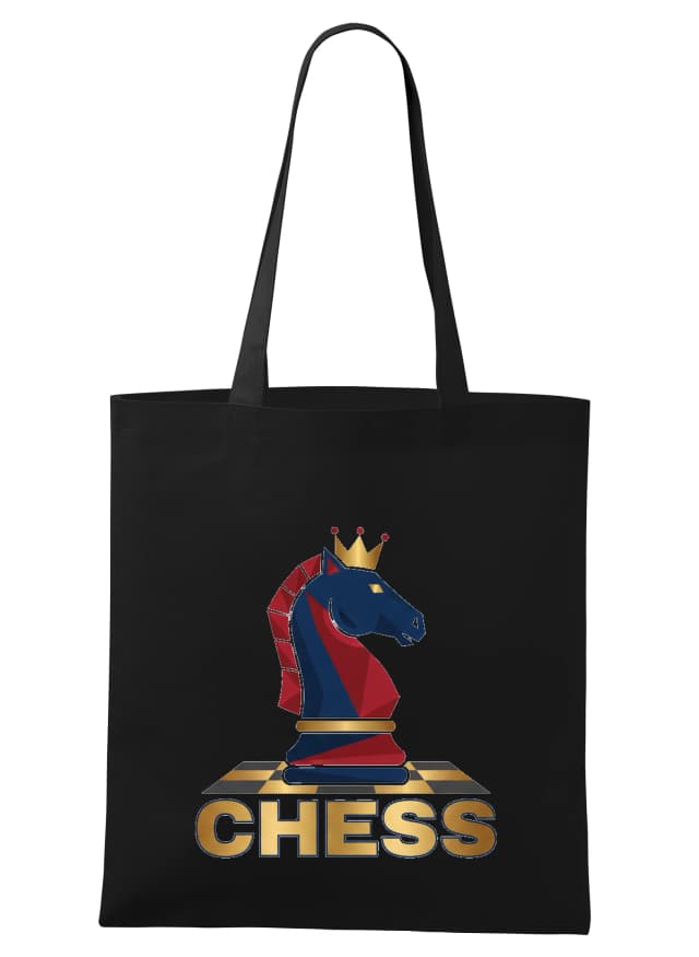 Bevásárlótáska Royal Knight Sakk Sakk Elegancia Taktika És Győzelem