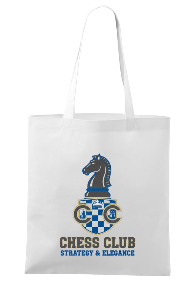 Bevásárlótáska Sakklovag Stratégia és Elegancia Sakkklubnak