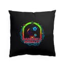 Párnababa Büntető Neon Foci Téma Tüzes Lövöldözős és Cél Retro Robbanás