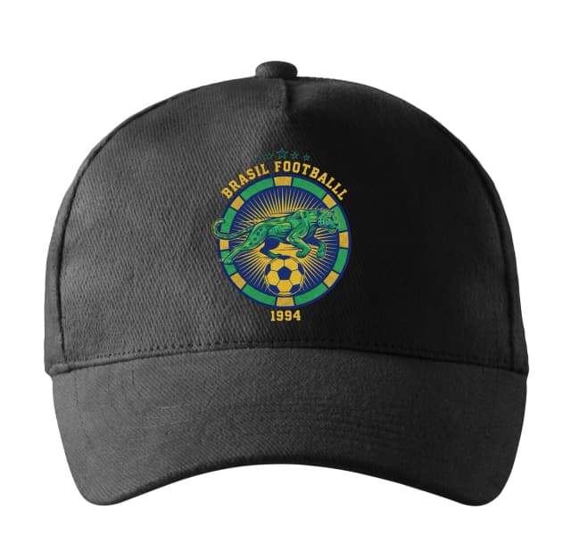Sapka Brazil Football Retro Jaguar 1994 Zöld Sárga Erő