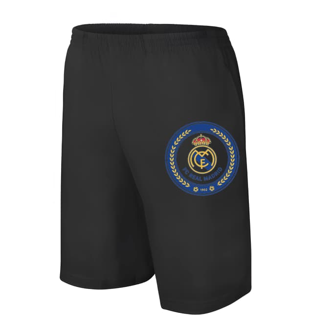 Férfi/gyerek rövidnadrág Royal Classic Real Madrid címerrel, koszorúval és koronával, valamint 1902-es évszámmal