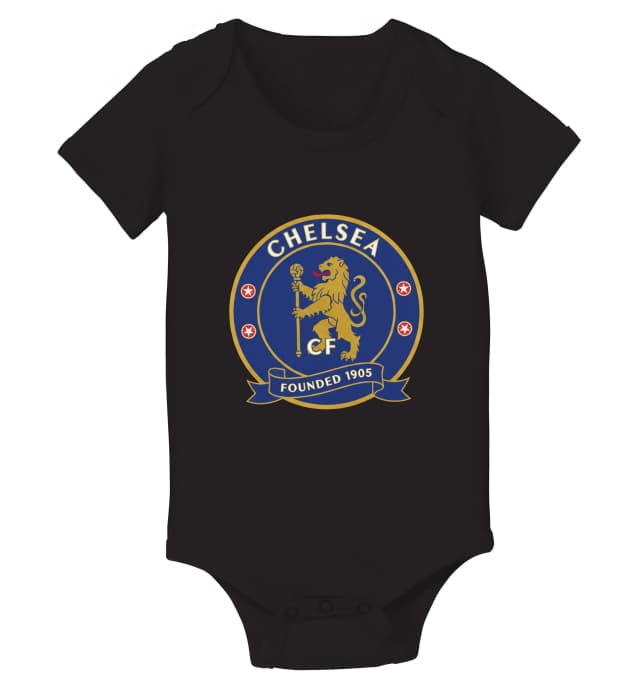 Chelsea Fc gyerek body arany oroszlán emblémával királykék Heritage 1905