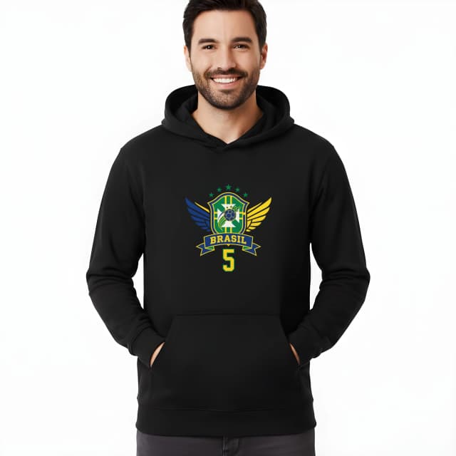 Pulóver Wings Brasil Legendary Shield 5-ös szám és öt csillag