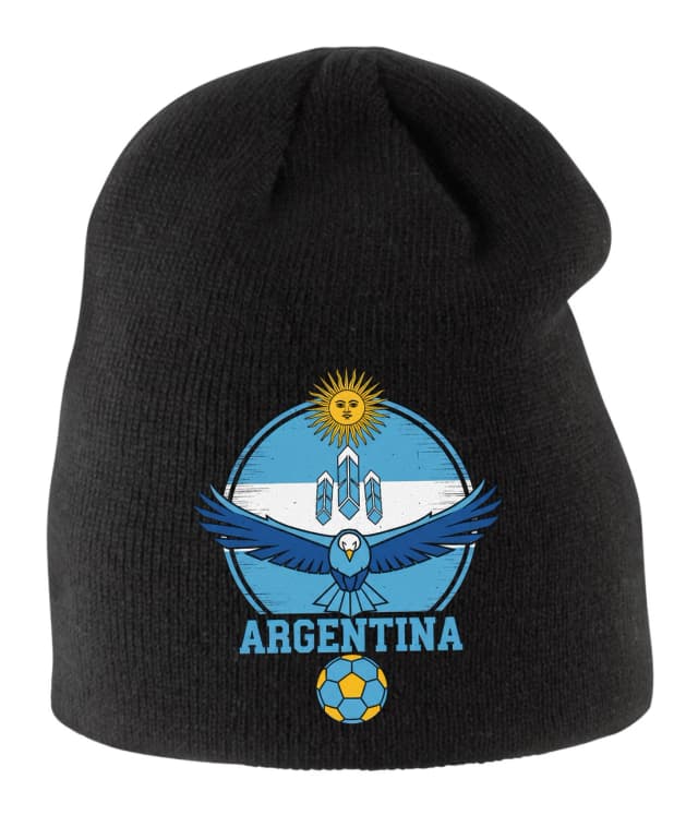 Gyerek téli sapka Argentina Blue Eagle Sun Wings And Football Passion