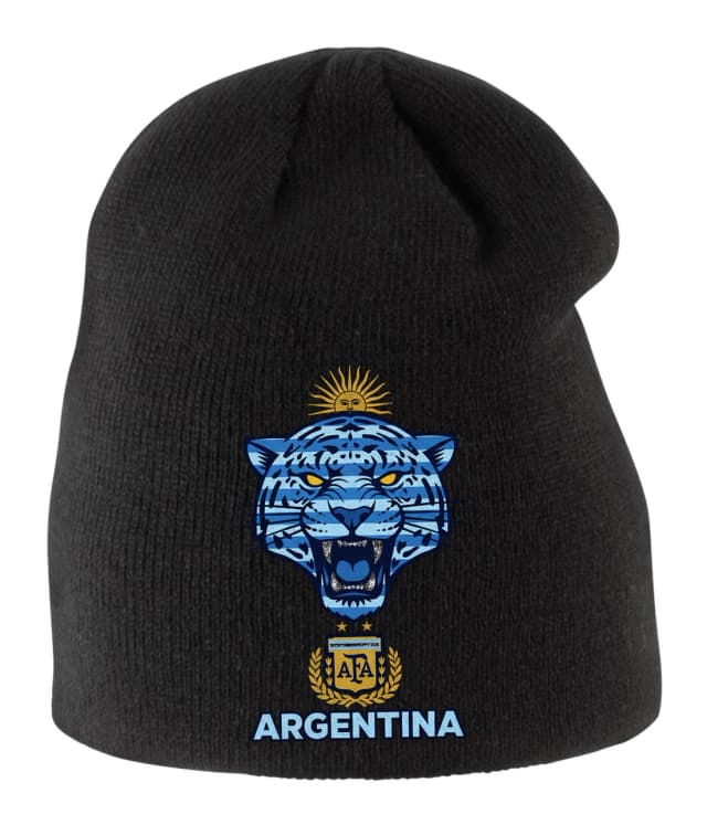 Gyerek téli sapka Argentina Afa Wild Blue Tiger nap és büszkeség mintával