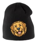 Gyerek téli sapka boldog labrador retriever mosoly barátságos arany barát