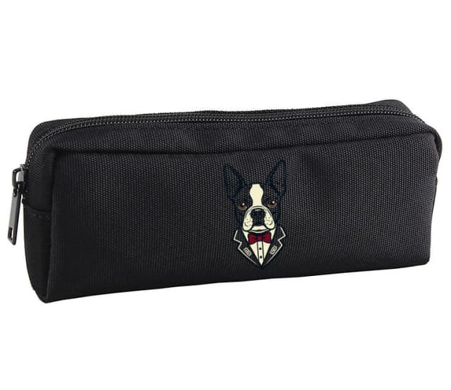 Boston Terrier Night Gentleman School tolltartó, tele bájjal, stílussal és büszkeséggel