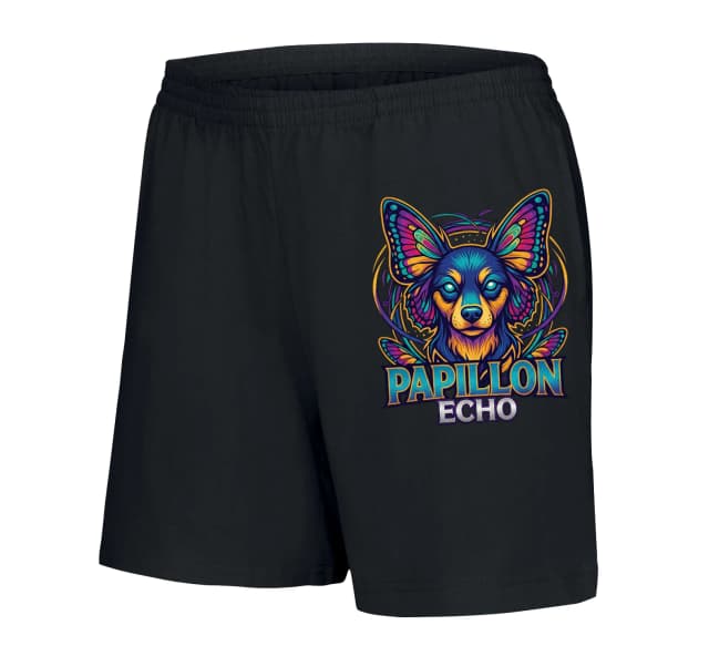 Női rövidnadrág Papillon Psychedelic Butterfly Fülek és Echo Night Glow