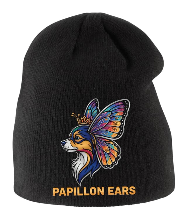 Gyerek téli sapka Papillon Royal Butterfly Ears Colorful Dog Elegance koronával