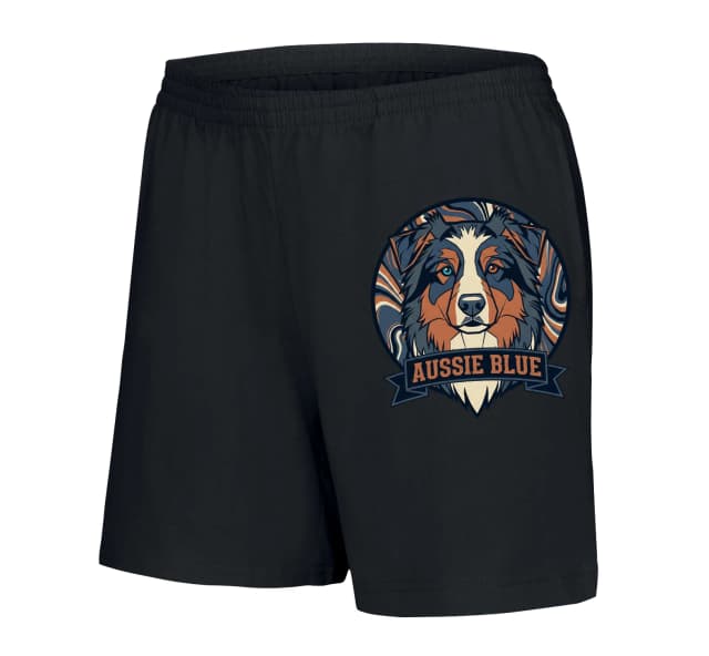 Női rövidnadrág Aussie Blue Proud Blue Merle Ausztrál Juhászkutya Pásztorlélekkel