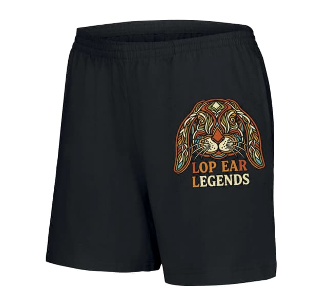 Női Rövidnadrág Egyedi Lógó Fülű Legendák Stilizált Nyúl Lógó Fülekkel