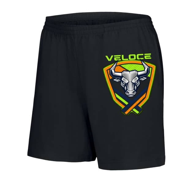 Női Rövidnadrág Agresszív Bull Shield Veloce Neon Emblem Sebességért és Teljesítményért