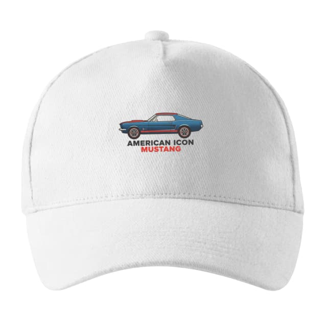 Sapka American Icon Mustang Klasszikus Sziluett Retró Stílusban