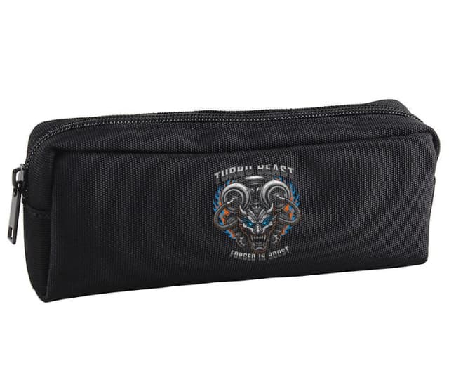 Turbo Beast School Pencil Case Fiery Demon dupla turbóval, Racing Souls Boostban kovácsolva