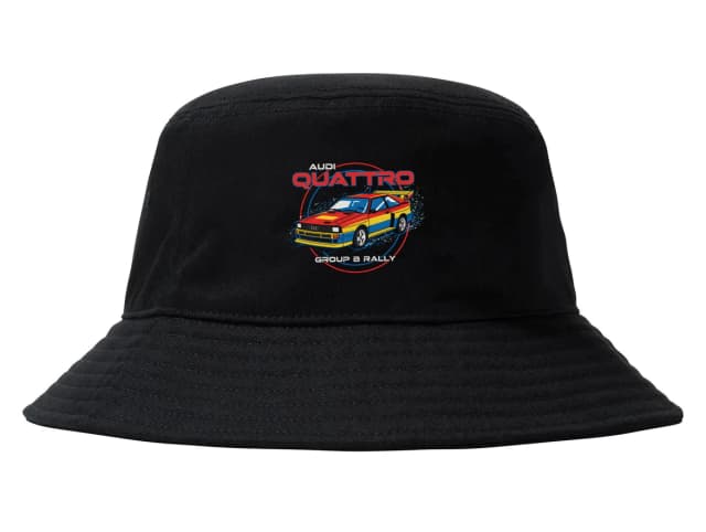 Audi Quattro B csoport Retro Rally Icon Hat Motorbőgés és Por