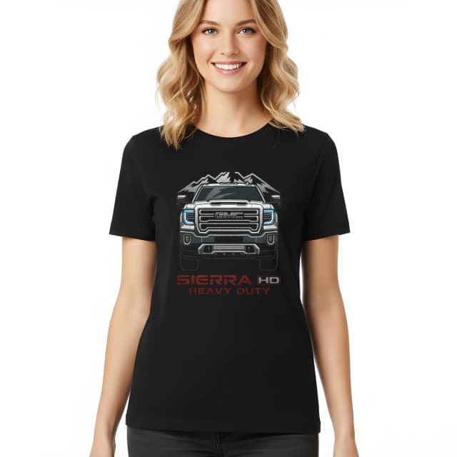 GMC Sierra HD női Mountain Power póló nehéz körülményekhez és terepre