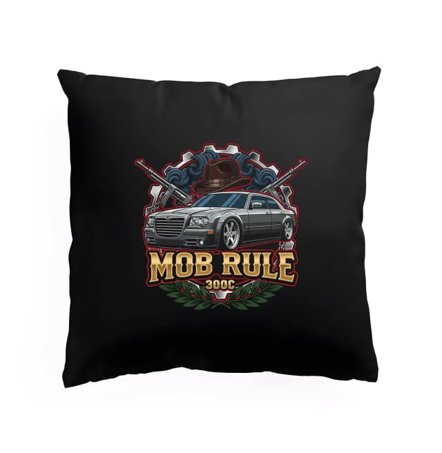 Párna Gangster Power Chrysler 300c Mob Rule Retro Fedora Kalap És Géppisztolyok