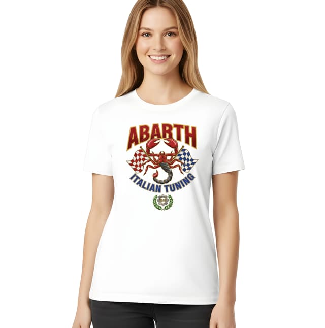 Női póló Legendás Abarth Scorpio Power Olasz Tuning És Retro Szenvedély