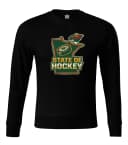 State Of Hockey Minnesota Wild kapucnis pulóver A jégkorong szíve és a rajongók büszkesége