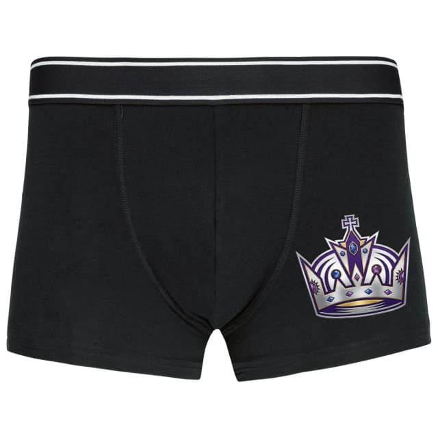 Los Angeles Kings Royal Crown bokszermez lila és ezüst csillogásban