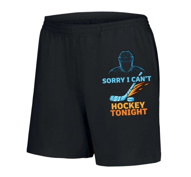 Női rövidnadrág Sorry I Can't Sorry I Can't Hockey Night Neon Stílusban