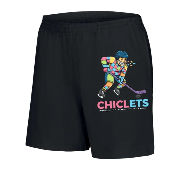 Női rövidnadrág Chiclets Színes jégkorong mosoly Tele játékos rágógumival