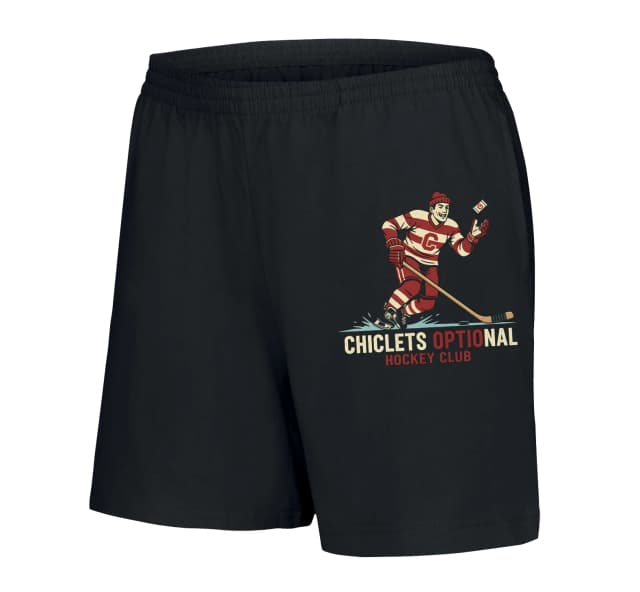Női Rövidnadrág Chiclets Opcionális Hockey Club Retro Hokijátékos Rágógumival