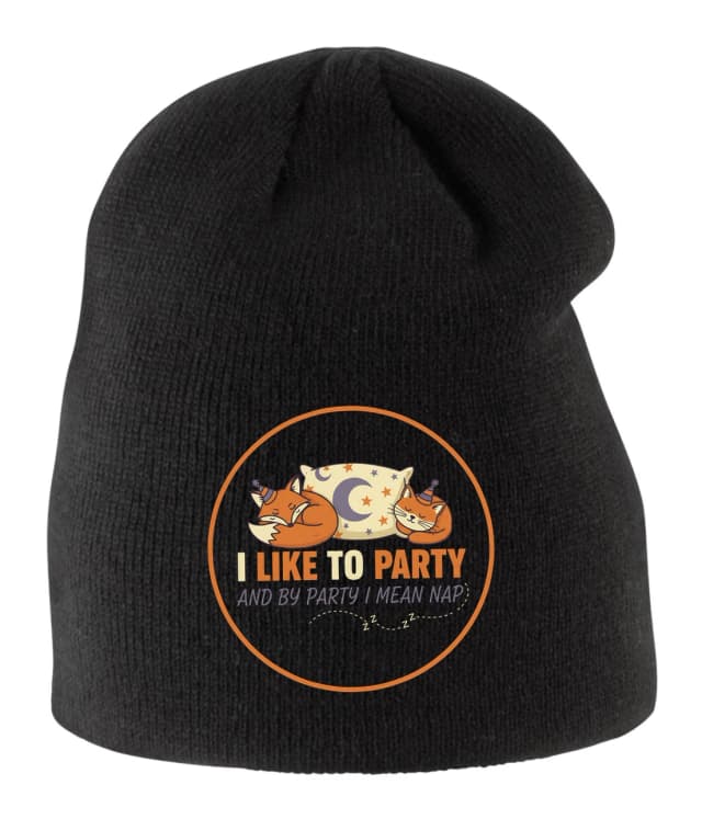 Gyerek sapka Fox Party Cat Nap Sleep Az új buli a párna szerelmeseinek