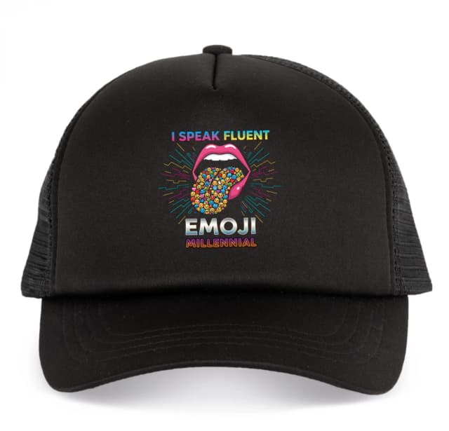 Kamionos sapka Folyékonyan beszélem az emoji nyelvet, mint egy igazi millenniumi
