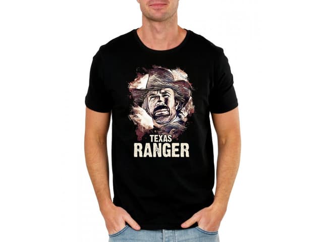 Férfi Chuck Norris Texas Ranger póló