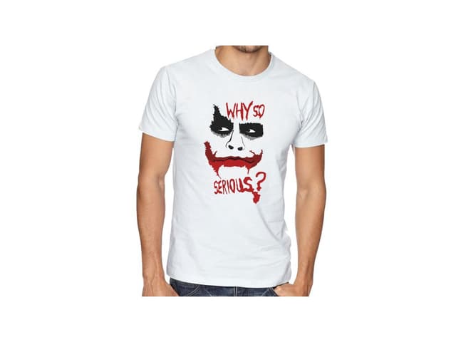 Férfi póló Joker Miért olyan komoly?