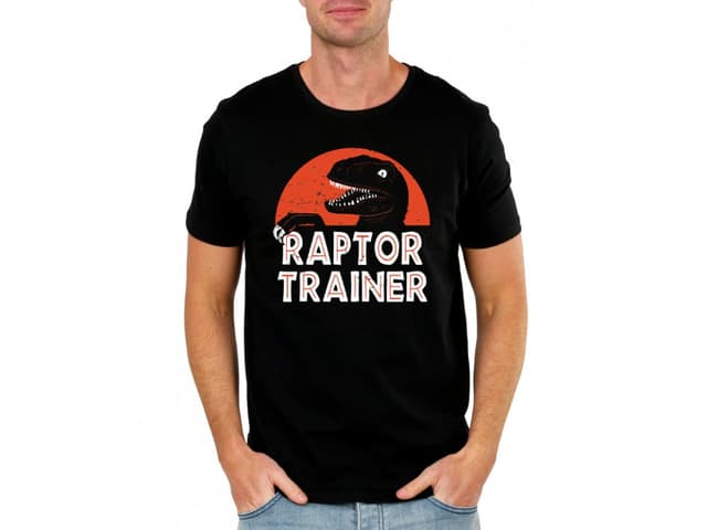 Férfi póló Jurassic Park - Raptor Trainer