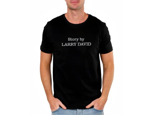 Férfi póló, amikor az élet úgy ír forgatókönyvet, mint Larry David