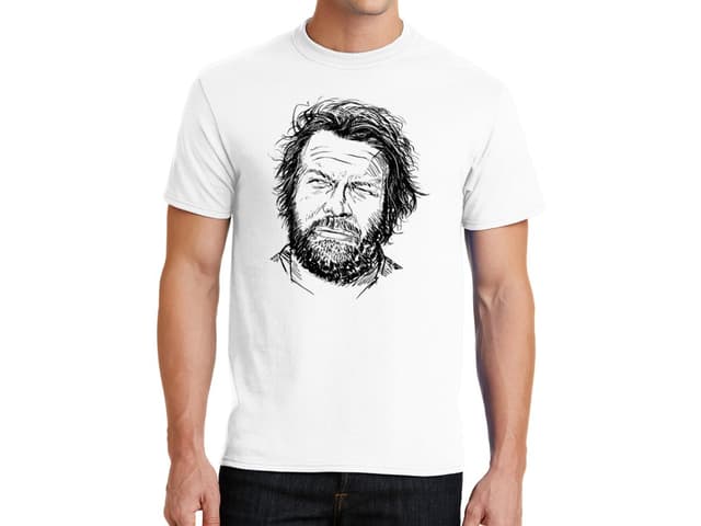 Férfi póló Bud Spencer ikonikus portréjával
