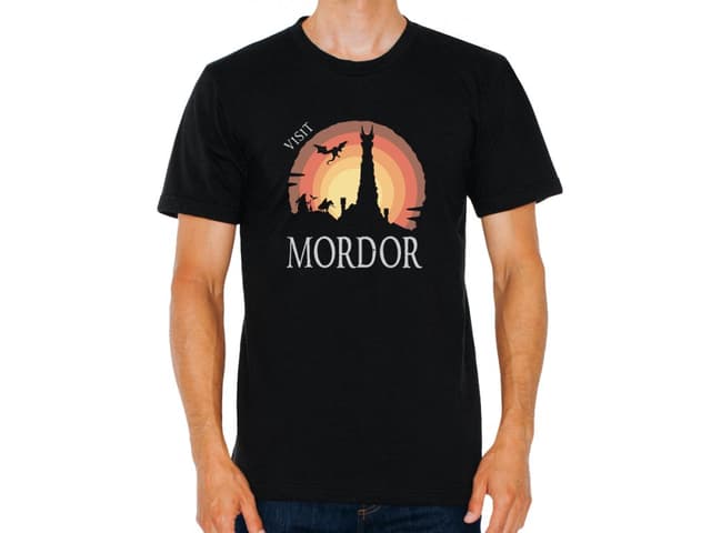 Férfi póló Gyűrűk Ura - Visit Mordor