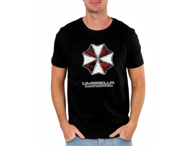 Férfi póló Készülj fel az Apokalipszisre Umbrella Corp stílusban