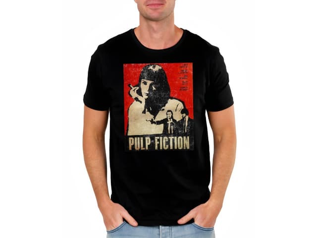 Férfi póló Retro kinézet, filmes dicsőség - A Pulp Fiction visszatért