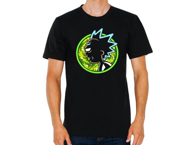 Rick és Morty - Crazy Rick férfi póló