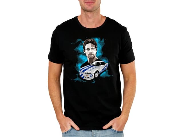 Férfi póló Halálos iramban - Paul Walker