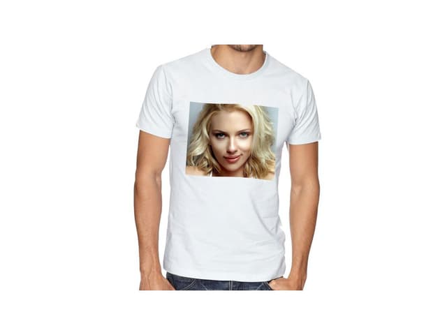 Scarlett Johansson férfi póló