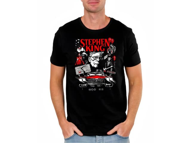 Férfi póló Stephen King - egy világ, ahol minden oldal ijesztő
