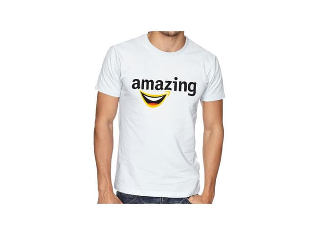Férfi Amazon paródia póló