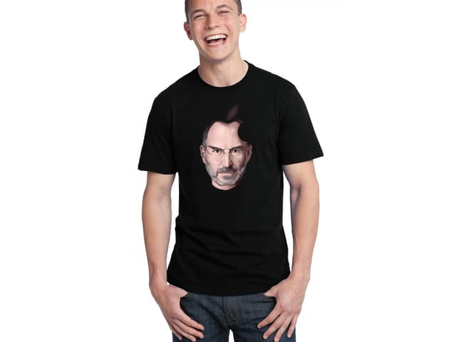 Steve Jobs Apple férfi póló