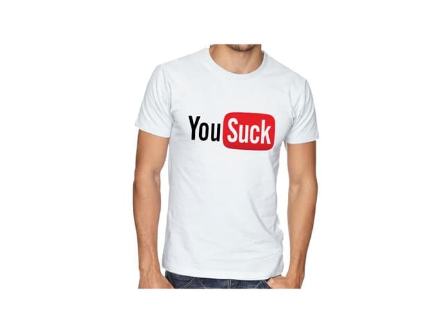 Férfi póló Youtube paródia