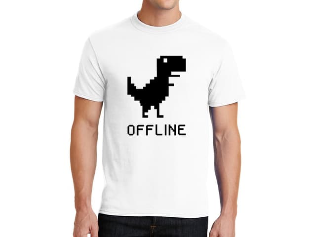 Férfi póló internet nélkül
